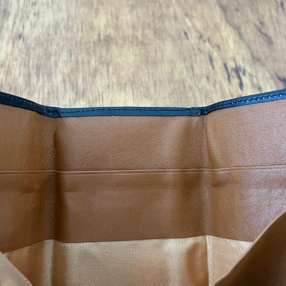 Ledorna Black Leather Wallet, Tri-fold with Irish Setter on Front NWOTS - Picture 4 of 10